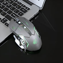 Professional FPS Shooter, Rechargeable Gaming Mouse, Bluetooth + Silent Optical Mouse with 2.4G