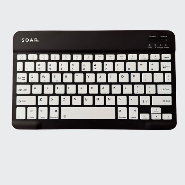 Soar Bluetooth Rechargeable Keyboard With Battery Timing Up to 20 Days High Quality