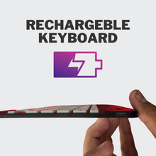 Soar Bluetooth Rechargeable Keyboard With Battery Timing Up to 20 Days High Quality