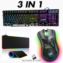 RGB Full Gaming Setup Keyboard + Mouse + RGB Mouse Pad (Highly Recommended)