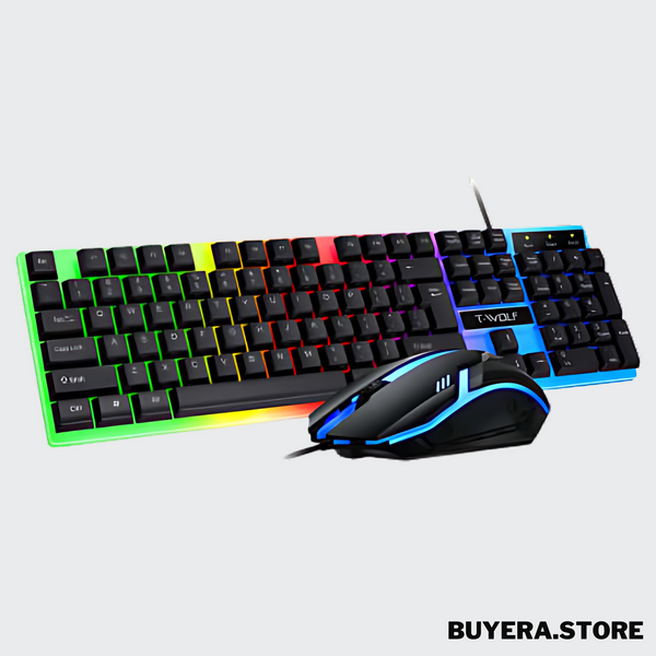 Rainbow Gaming RGB Keyboard & Mouse Multi Set