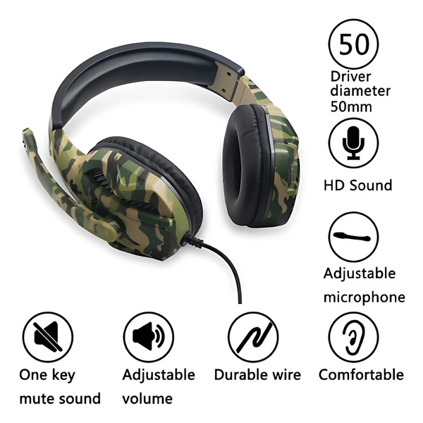 Kubite T-173 Wired Headphone – Crystal-Clear Sound, Noise Isolation & In-Line Mic
