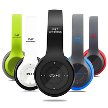 P47 Wireless Headset – Bluetooth Connectivity, Stereo Sound, Long Battery Life & Built-in Mic